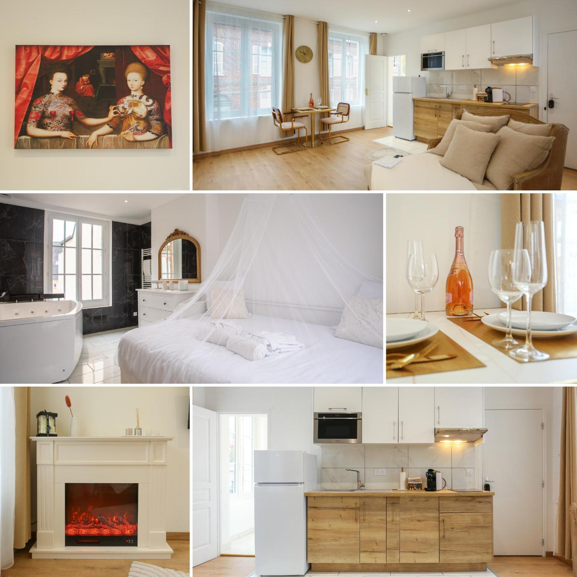 L'Amour Vrai - Love Room -T2 Elegant Et Romantique Abbeville Exterior foto