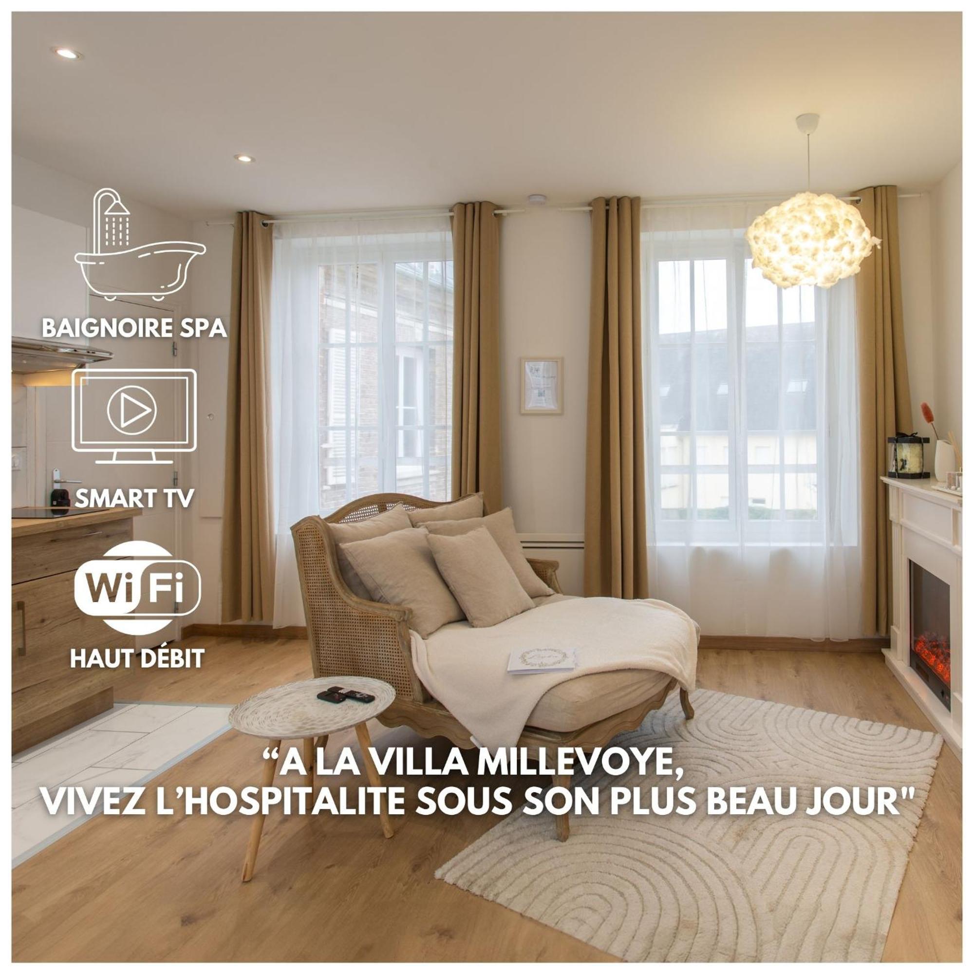 L'Amour Vrai - Love Room -T2 Elegant Et Romantique Abbeville Exterior foto